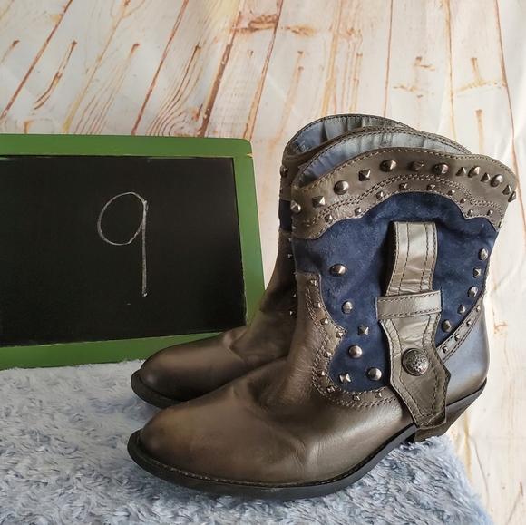 Vince Camuto Shoes - Vince Camuto Madalissa Leather Studded Boots
